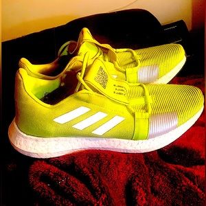 Adidas. Size 12. Neon yellow green.